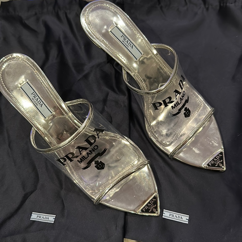 Prada heels!